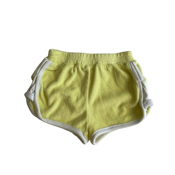 Juicy Couture Other - Juicy Couture yellow terry shorts casual solid soft solid. Size 3T.